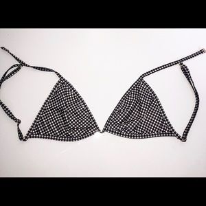 gingham bikini top!!